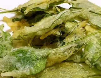 用洋餐的手法做國(guó)菜——三七葉天婦羅